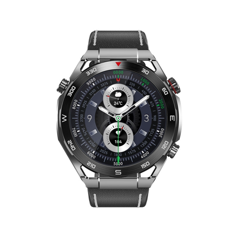 Smartwatch VELTORI VT100-1 + Czarny Pasek Silikonowy + Czarny Eko Skóra