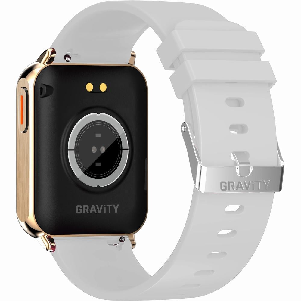 Smartwatch Gravity Różowe Złoto Szary 2 Paski GT17-4