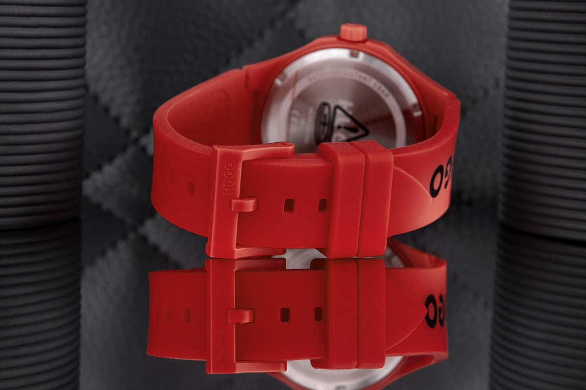 Zegarek Męski HUGO Lit For Him Red 1530346 + BOX