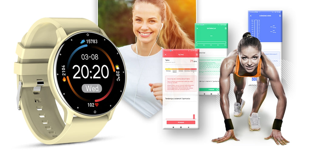 Smartwatch GIEWONT Ecru GW120-6