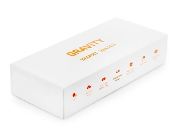 Smartwatch Gravity Czerwono Czarny 2 Paski GT17-10