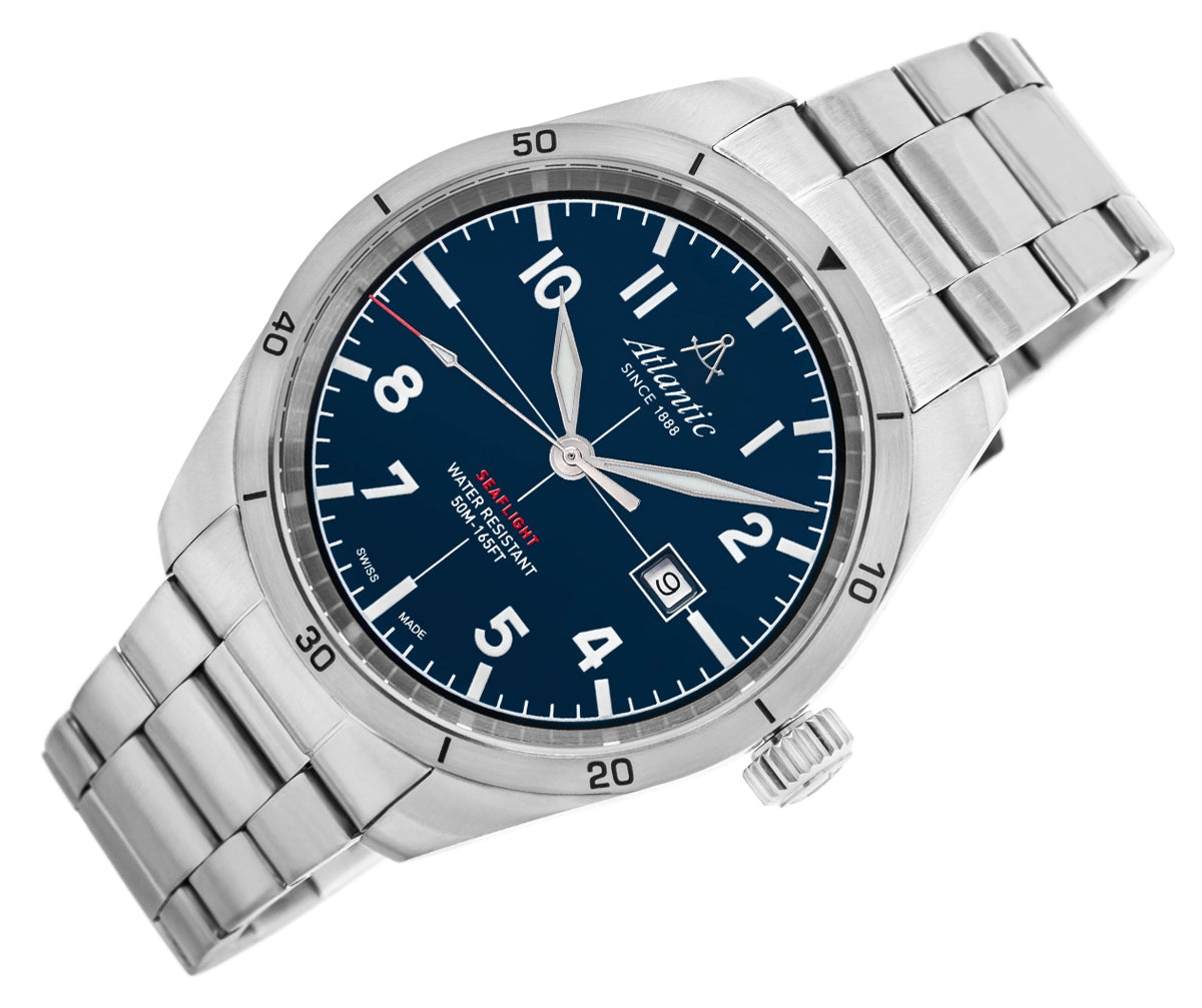 Zegarek Męski Atlantic Seaflight 70356.41.55 + BOX