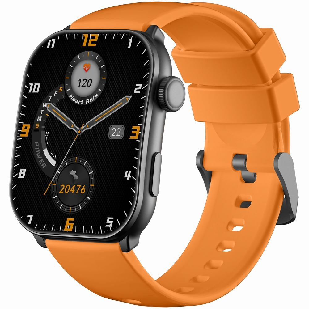 Smartwatch Męski GRAVITY GT28-2 Pasek + Bransoleta Pomarańczowo Czarny