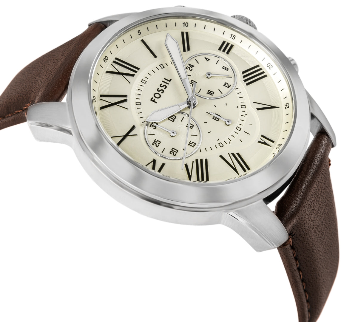 Zegarek Męski FOSSIL Grant Leather FS4735 + BOX