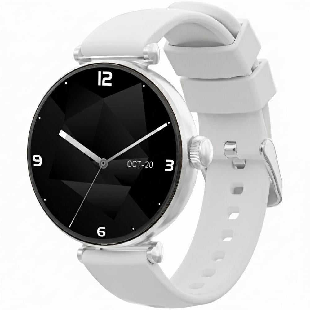 Smartwatch Gravity Srebrno Biały 2 Paski GT26-8