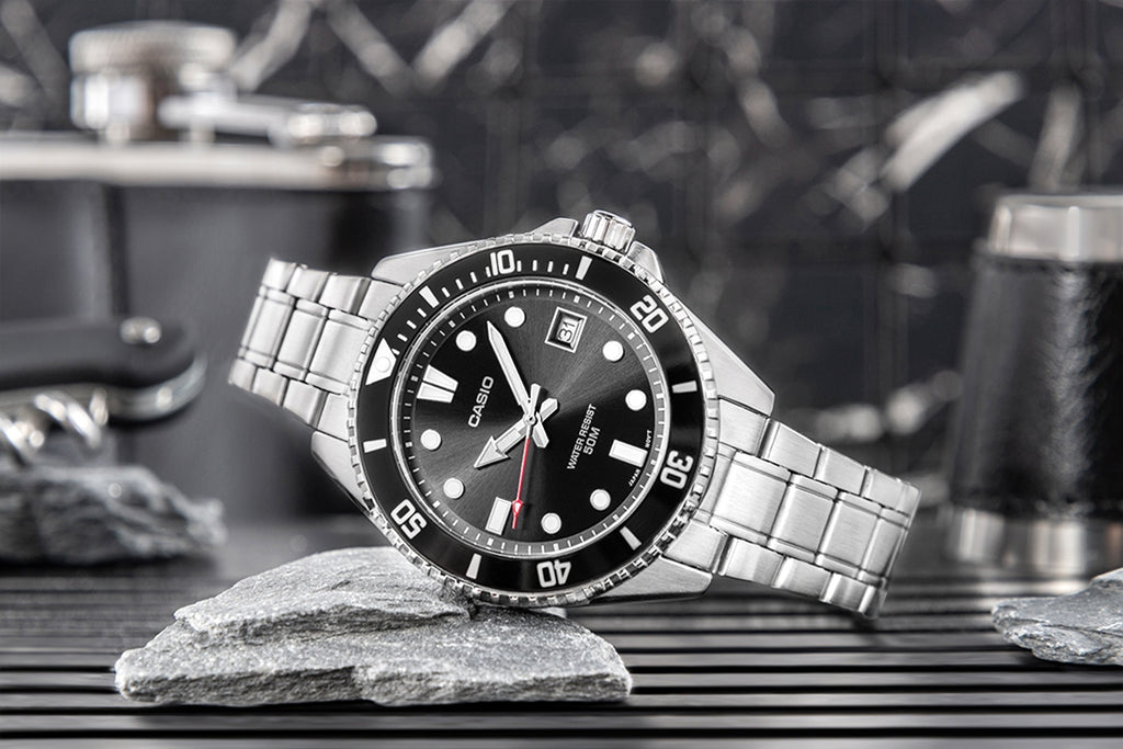 Zegarek Męski CASIO MDV-10D-1A1VEF + BOX