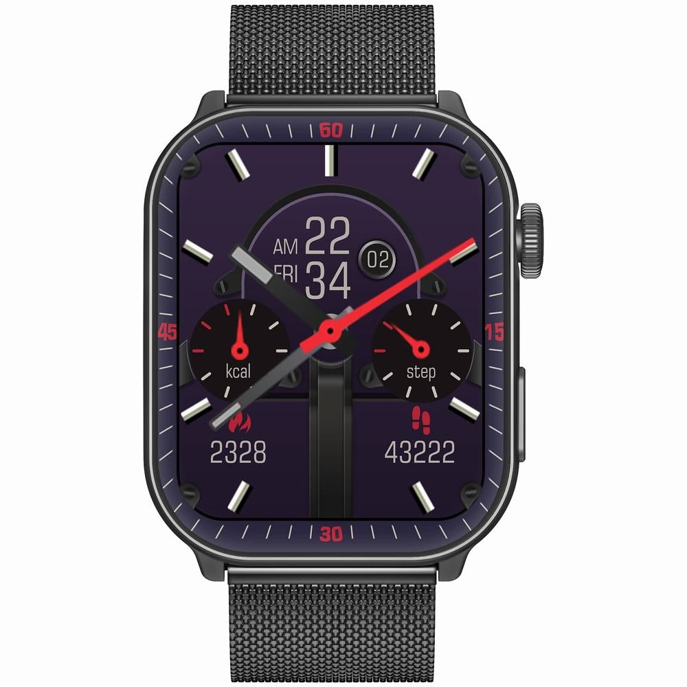 Smartwatch Męski GRAVITY GT28-2 Pasek + Bransoleta Pomarańczowo Czarny