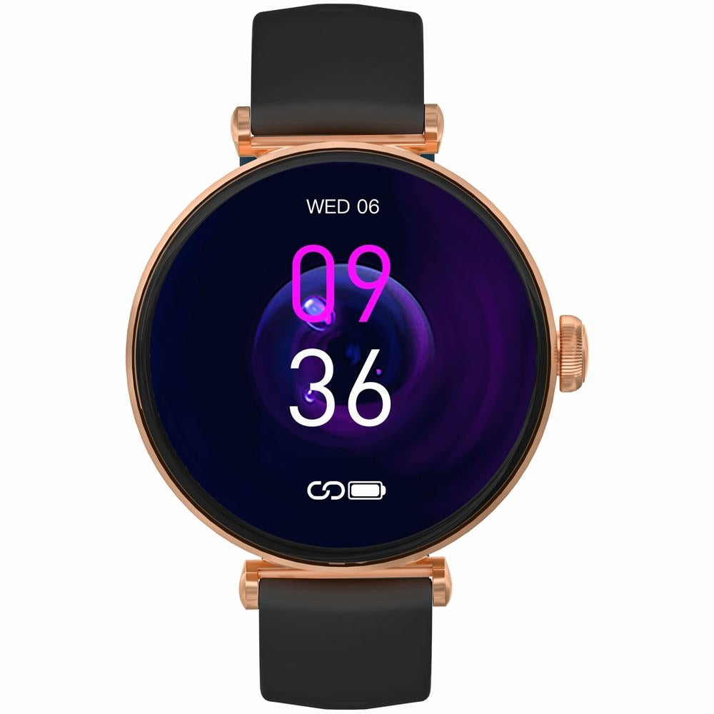 Smartwatch Gravity Różowe Złoto Czarny 2 Paski GT26-3