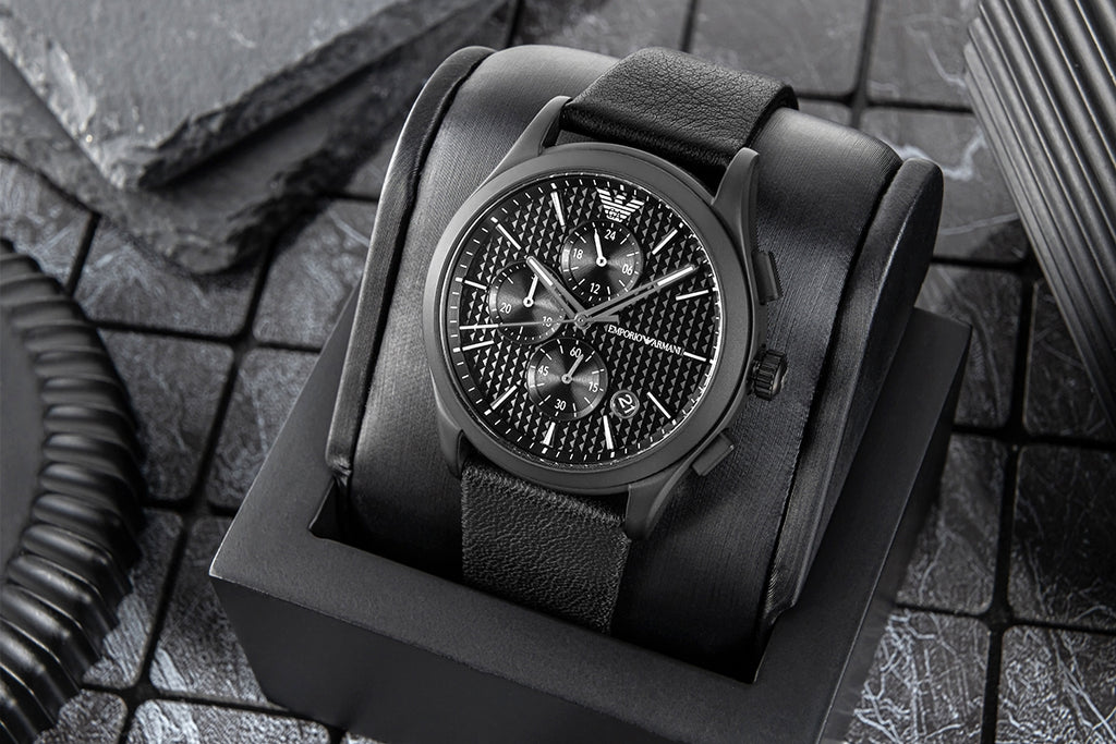 Zegarek Męski + Bransoleta EMPORIO ARMANI Paolo AR80070SET + BOX