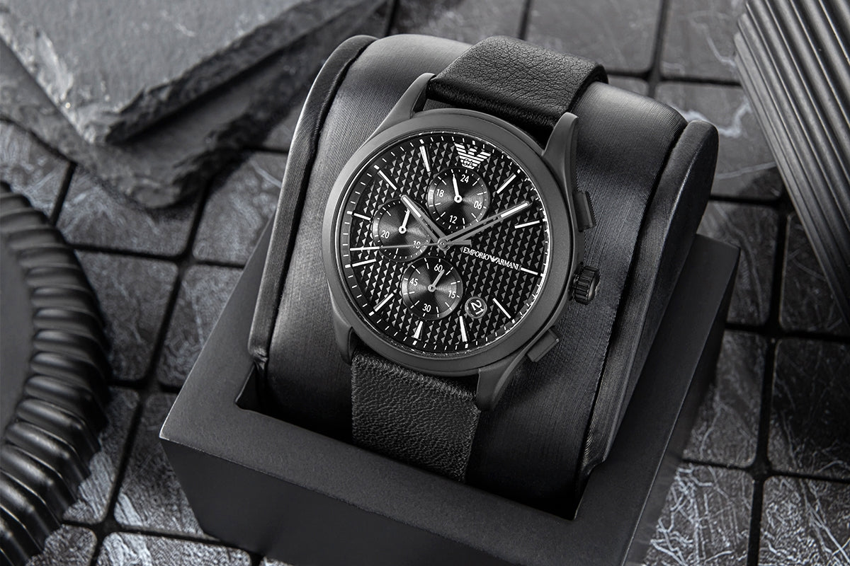 Zegarek Męski + Bransoleta EMPORIO ARMANI Paolo AR80070SET + BOX