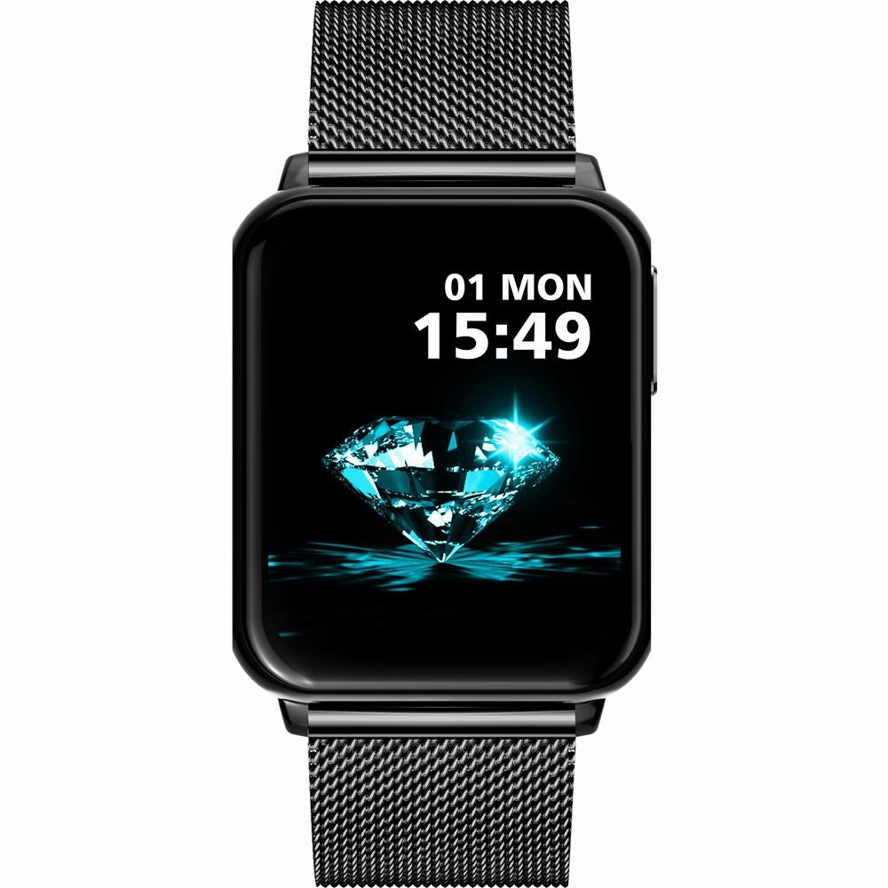 Smartwatch Gravity Czerwono Czarny 2 Paski GT17-10