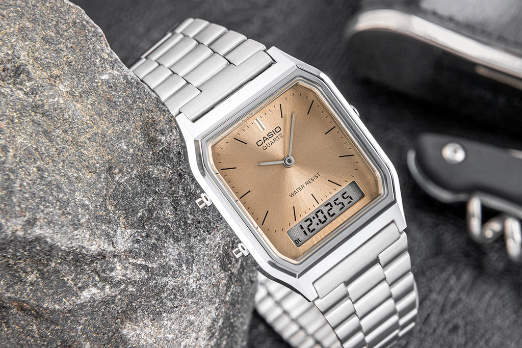Zegarek Damski CASIO AQ-230A-4AMQYDF + BOX